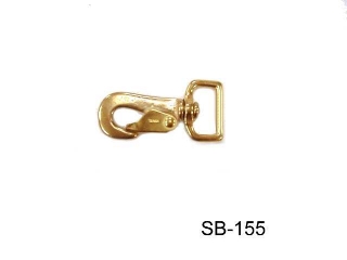 SOLID BRASS FLAT SPRING SNAP