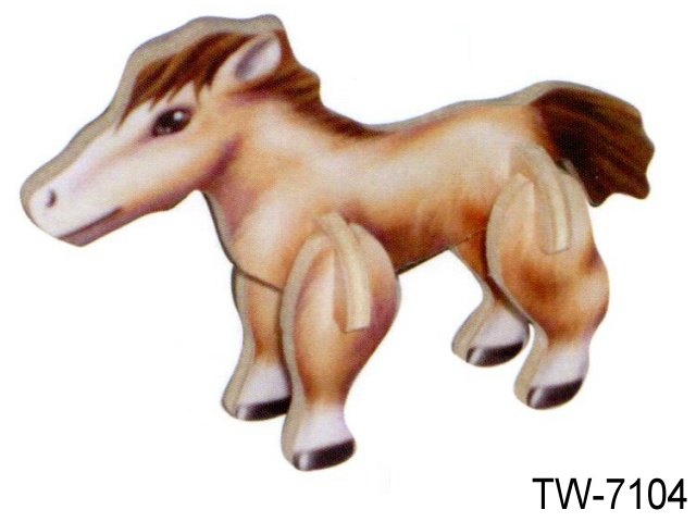 3D MINI CUTE HORSE